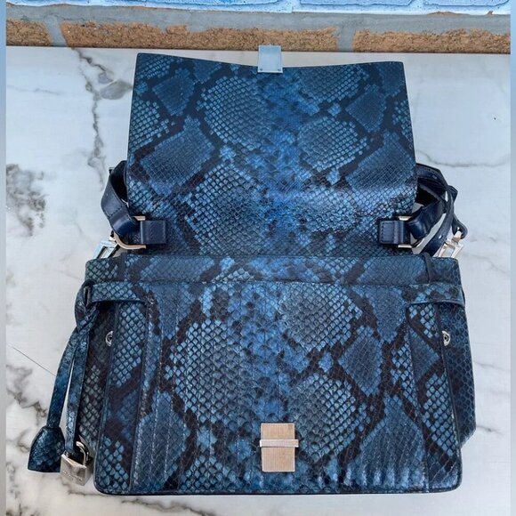 ZADIG & VOLTAIRE Optimiste snake leather crossbody bag - Picture 8 of 16